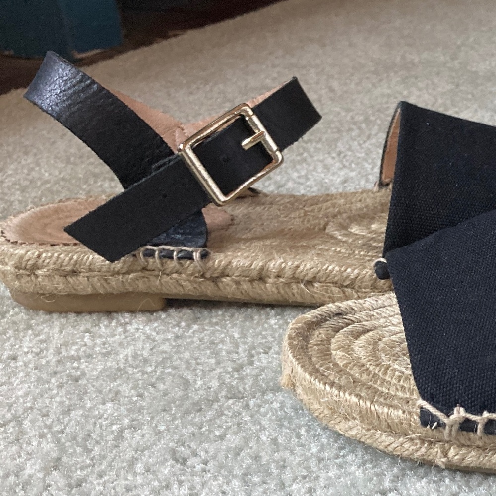 J. Crew Made-in-Spain Ankle-Strap Espadrilles in Leather Women's 7.5 (runs big) - Picture 5 of 8
